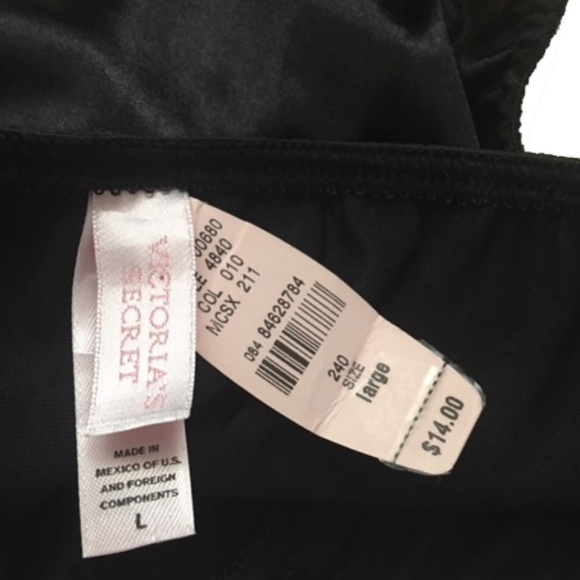 π
ΊVictoriaβs Secret Panty Panties Second Skin Satin Hi Cut Leg Y2K Vintage NWT - Picture 3 of 5